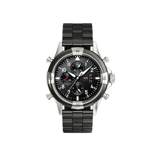 Black Metal Bracelet Strap